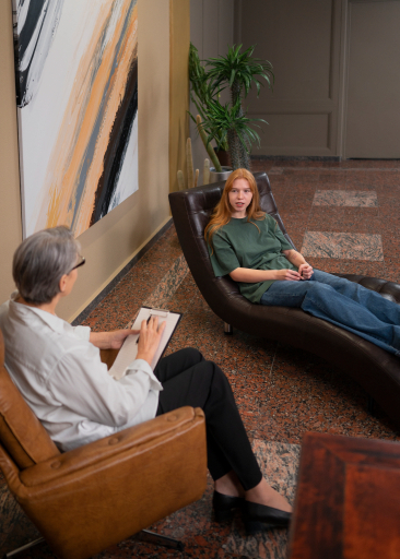 Therapist session